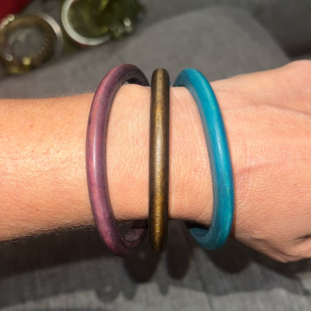 Wood bracelets